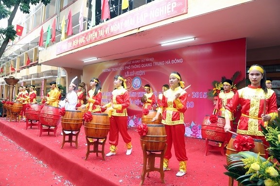 Trường THPT Quang Trung Hà Đông kỷ niệm 30 năm ngày thành lập trường
