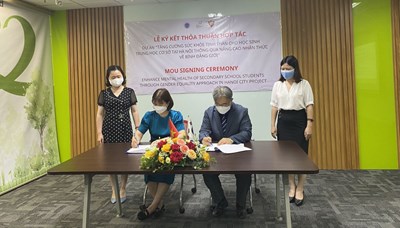 Trường THCS Nam Từ Liêm và Tổ chức GNI ký kết thỏa thuận hợp tác triển khai Dự án Tăng cường sức khỏe tinh thần cho HS THCS tại Hà Nội thông qua nâng cao nhận thức về bình đẳng giới”