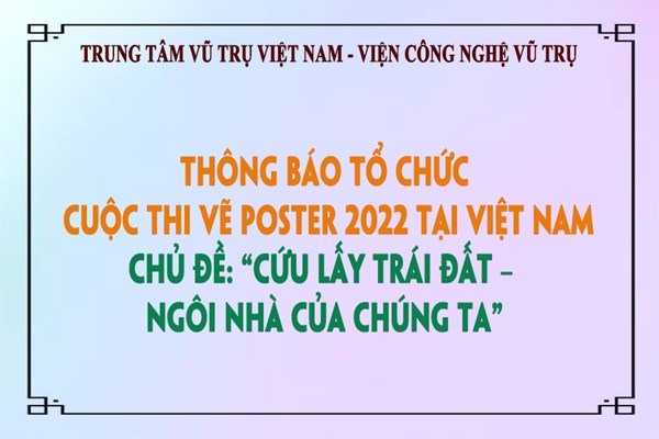 Thông báo tổ chức cuộc thi vẽ poster 2022 tại Việt Nam