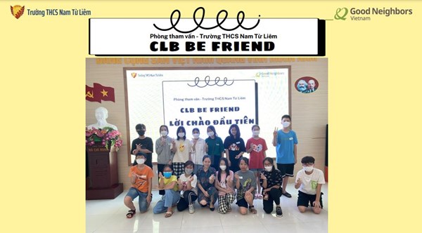 Thông báo về hoạt động của Câu lạc bộ Học sinh “Be Friend”
