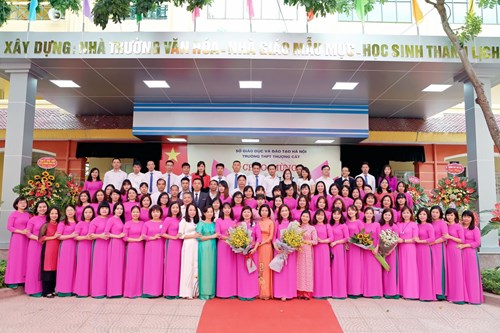 Ảnh các tổ chuyên môn của trường THPT Thượng Cát năm hoc 2019-2020