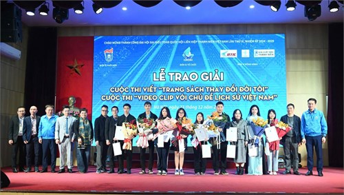 Chúc mừng học sinh nhà trường đạt giải thưởng cuộc thi “Video clip với chủ đề lịch sử Việt Nam” năm 2024