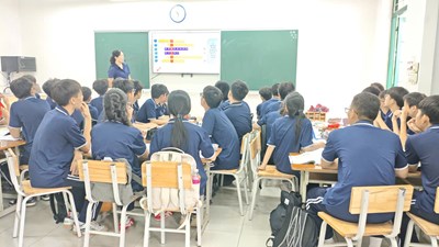 Tiết dự giờ thường xuyên – tổ lý – công nghệ – thiết bị