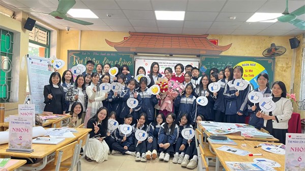 Cô giáo Nguyễn Thị Thu đạt giải Nhì trong Hội thi Giáo viên dạy giỏi cấp Cụm năm học 2025 - 2026