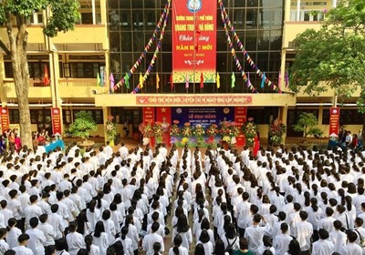 THPT Quang Trung Hà Đông bước vào năm học mới