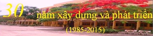 30 năm xây dựng và phát triển nhà trường quang trung hà đông