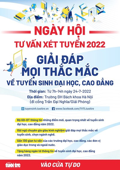Ngày hội tư vấn xét tuyển Đại học, Cao đẳng năm 2022