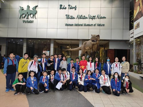 Chuyến đi trải nghiệm môn KHTN tại Bảo tàng Thiên nhiên Việt Nam của học sinh THCS Nam Từ Liêm