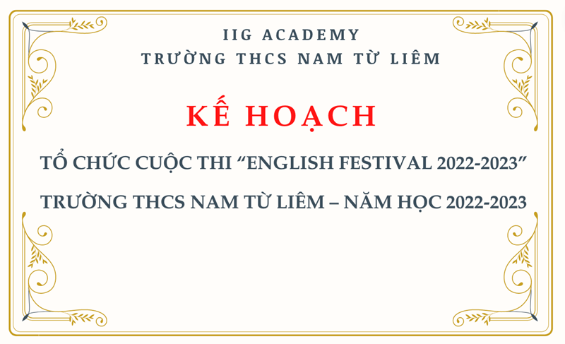 <a href="/thong-bao/ke-hoach-to-chuc-cuoc-thi-english-festival-2022-2023-truong-thcs-nam-tu-liem-na/ct/1993/10634">KẾ HOẠCH: Tổ chức cuộc thi “English Festival 2022-2023” <span class=bacham>...</span></a>