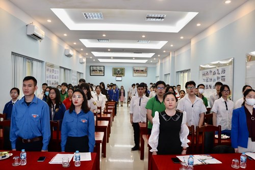 Trường THCS Nam Từ Liêm tổ chức Lễ kết nạp Đoàn viên năm học 2022-2023