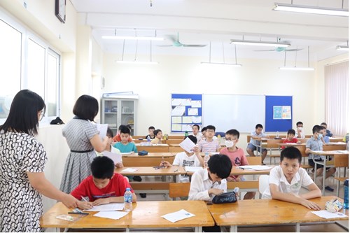 Trường THCS Nam Từ Liêm tổ chức đánh giá năng lực tuyển sinh lớp 6 năm học 2023 - 2024