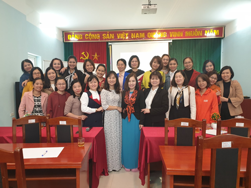Giáo viên trường THCS Nam Từ Liêm tham gia tập huấn chuyên đề “Trường học hạnh phúc”