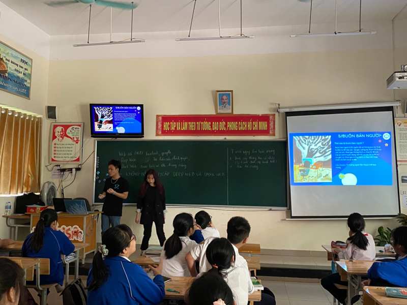 Học sinh trường THCS Nam Từ Liêm tham gia học chuyên đề “An toàn mạng” cùng CyberKid Vietnam