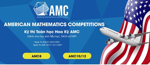 Thông báo thời gian thi thử trực tuyến của kỳ thi toán học hoa kỳ amc8 năm 2021