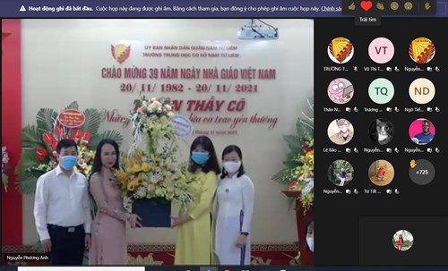 Chương trình kỷ niệm 39 năm ngày Nhà giáo Việt Nam với chủ đề: “Tri ân thầy cô - Những người truyền lửa và trao yêu thương”