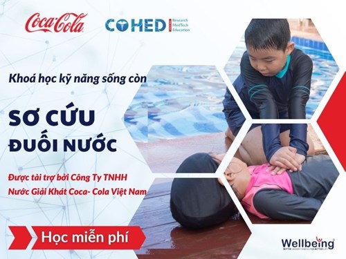 Tổ chức giáo dục sức khỏe wellbeing tặng hs trường thcs nam từ liêm khóa học kỹ năng: sơ cứu đuối nước