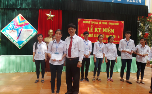 Kết quả thi học sinh giỏi cấp thành phố năm học 2015-2016