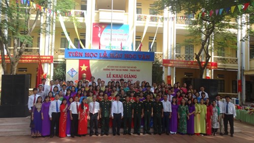 Tưng bừng khai giảng năm học 2017-2018, năm học thứ 15 của nhà trường