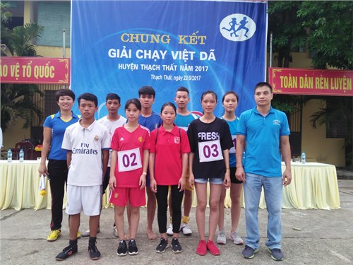 Chung kết giải chạy  việt dã huyện thạch thất năm 2017