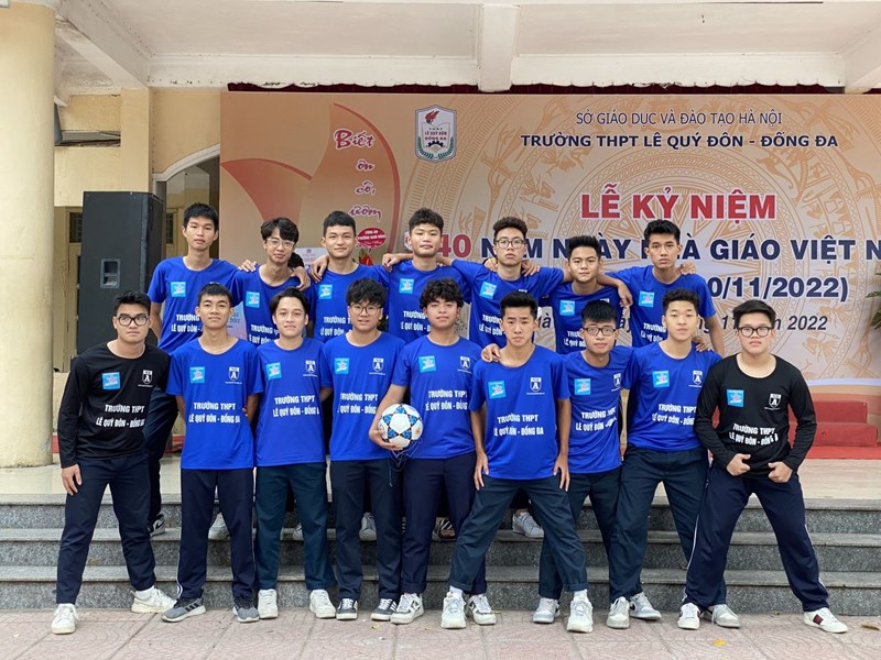 Gặp mặt đội tuyển tham dự Giải bóng đá học sinh THPT Hà Nội - An ninh Thủ đô năm 2022