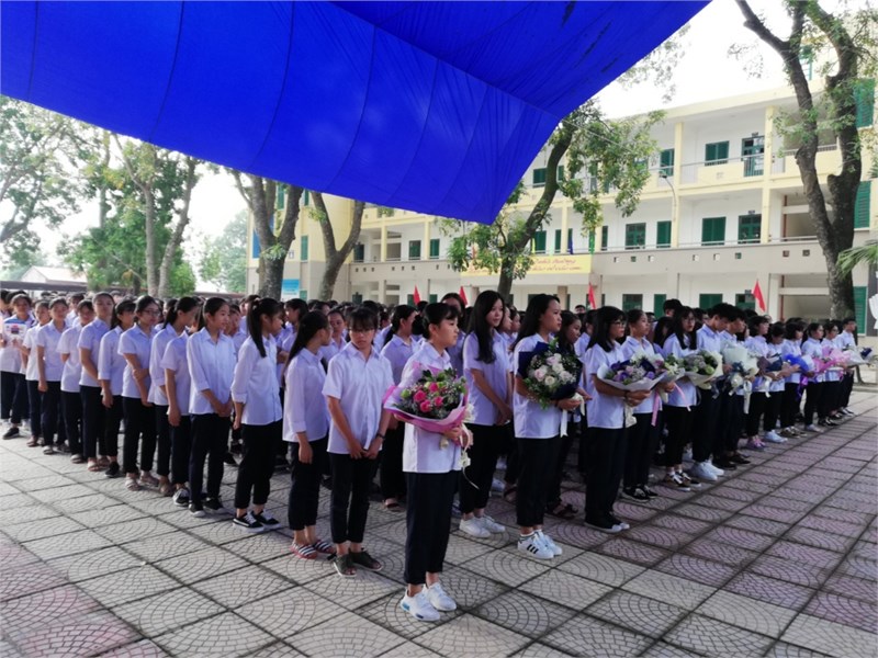 Lễ khai giảng và đón học sinh lớp 10 năm học mới 2018-2019