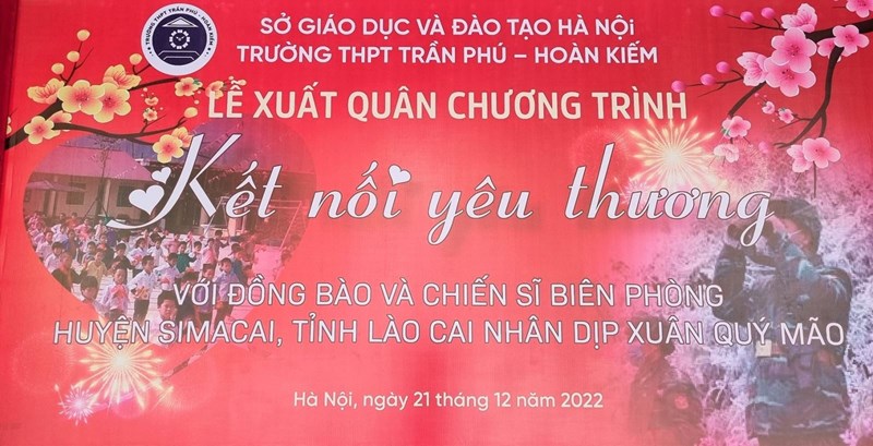 Chương trình  Kết nối yêu thương với đồng bào và chiến sĩ biên phòng huyện Simacai, tỉnh Lào Cai nhân dịp Xuân Quý Mão - 12/2022 