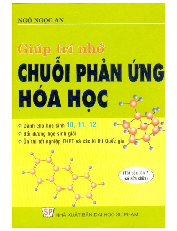 Sách tham khảo: GIÚP TRÍ NHỚ CHUỖI PHẢN ỨNG HÓA HỌC