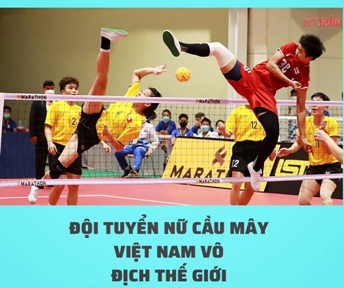 Chúc mừng em Trần Thị Ngọc Yến- 12 A2 và đội tuyển cầu Mây nữ Việt Nam