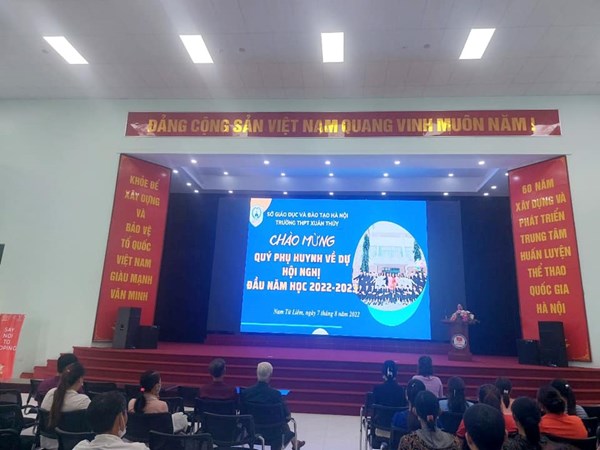 Hội nghị cha mẹ học sinh chuẩn bị năm học 2022-2023