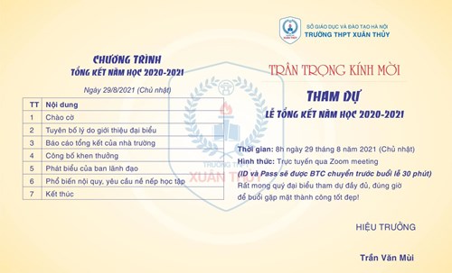 Lễ tổng kết năm học 2020-2021 