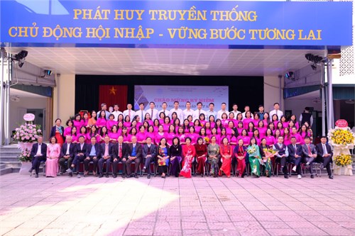 Trường THPT Liên Hà mít tinh kỷ niệm 41 năm ngày Nhà giáo Việt Nam