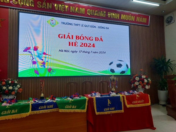 Thông báo giải bóng đá hè năm 2024