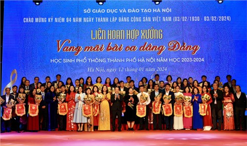 Liên hoan hợp xướng học sinh Hà Nội cấp thành phố năm học 2023-2024