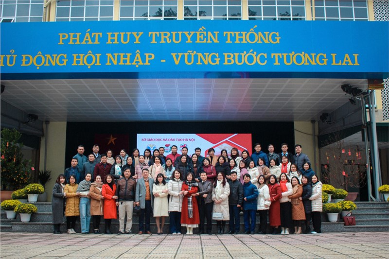 Giao lưu học tập giữa các trường THPT Liên Hà - THPT Sóc Sơn - THPT Dương Xá