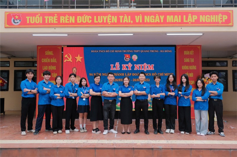 Ban chấp hành Đoàn Thanh niên năm học 2024-2025