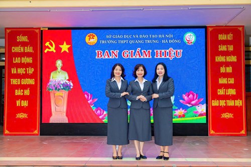 Ban giám hiệu nhà trường năm học 2024-2025