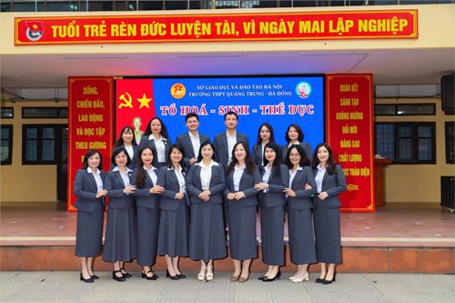 Tổ Hóa- Sinh- Thể dục năm học 2024-2025