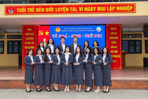 Tổ Hóa- Sinh- Thể dục năm học 2024-2025