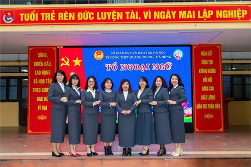 Tổ Ngoại ngữ năm học 2024-2025