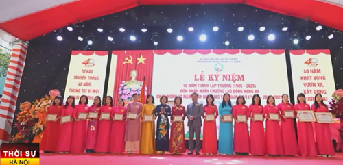 Lễ kỷ niệm 40 năm thành lập trường THPT Quang Trường - Hà Đông