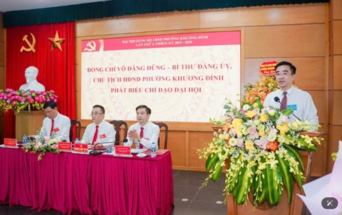 Hướng tới Đại hội Đảng bộ phường Khương Đình lần thứ I: Sẵn sàng cho nhiệm kỳ đổi mới