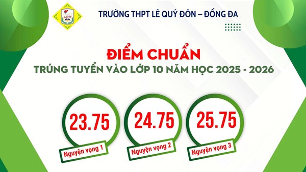 Tuyển sinh lớp 10 năm học 2025 - 2026