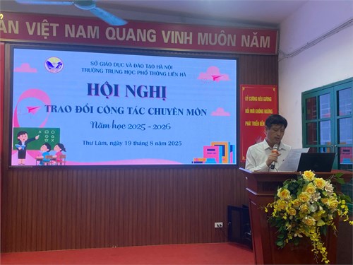 Hội nghị trao đổi công tác chuyên môn đầu năm học 2025-2026