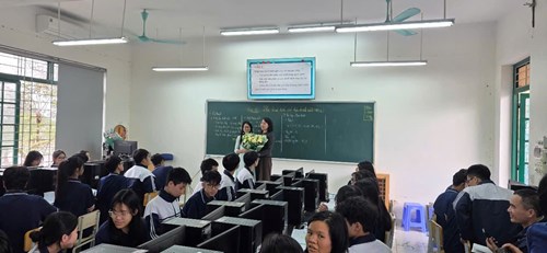 Dự giờ  Mừng Đảng - Mừng Xuân 