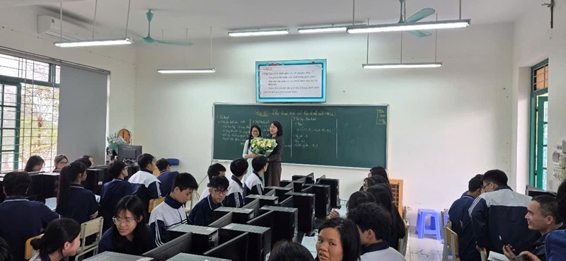 Dự giờ  Mừng Đảng - Mừng Xuân 