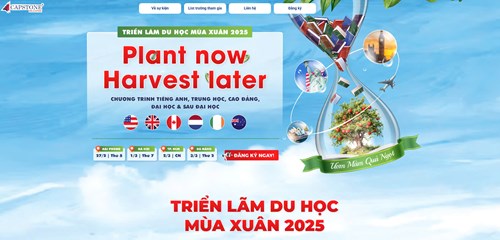 Kính mời Quý cha mẹ và các bạn học sinh tham dự Triển lãm du học mùa Xuân 2025 với chủ đề 𝙋𝙇𝘼𝙉𝙏 𝙉𝙊𝙒, 𝙃𝘼𝙍𝙑𝙀𝙎𝙏 𝙇𝘼𝙏𝙀𝙍
