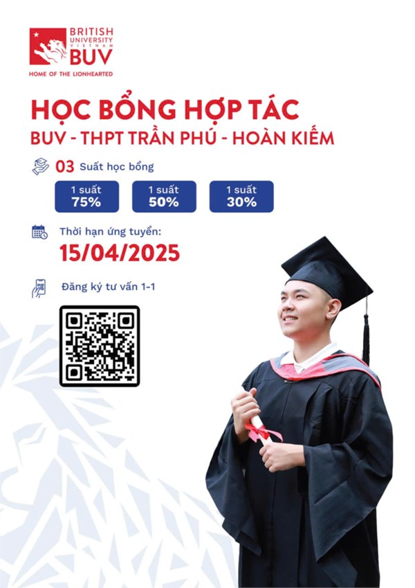 Học bổng hợp tác MOU 2025
