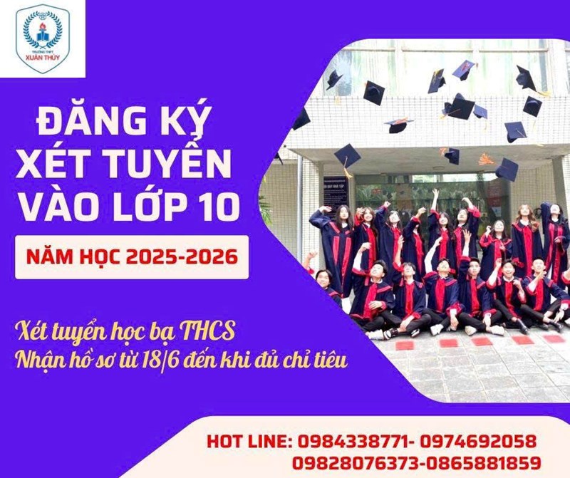 Thông báo tuyển sinh lớp 10 năm học 2025-2026