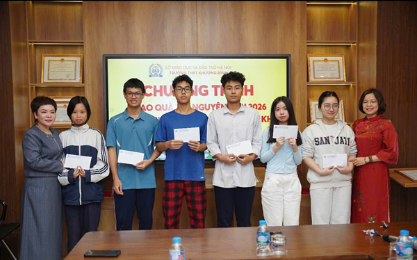 Lan tỏa yêu thương qua chương trình 🌸“trao quà cho học sinh có hoàn cảnh khó khăn dịp tết bính ngọ 2026”🌸