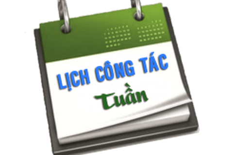 Lịch công tác tuần số 04 áp dụng từ ngày 25/09/2023